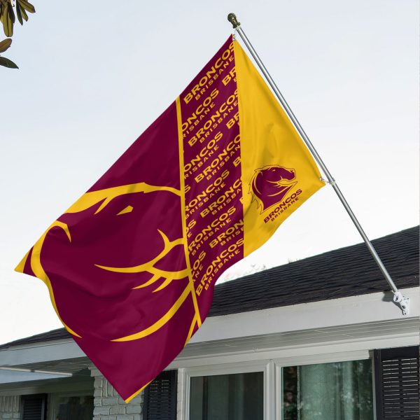 Brisbane Broncos 3D House Flag - HOATT 6497