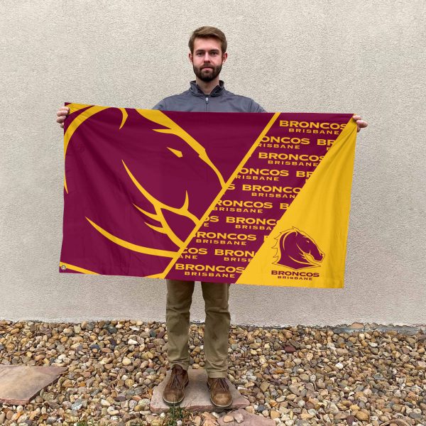 Brisbane Broncos 3D House Flag - HOATT 6497