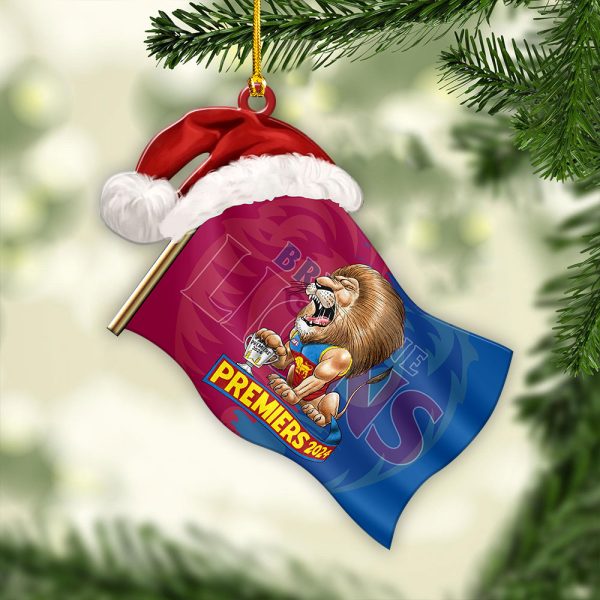 Brisbane Lions Custom Shape 2-sided Acrylic Ornament – HOATT 6736