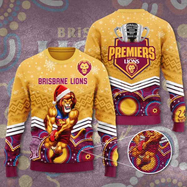 Brisbane Lions 3D Ugly Sweater - HOATT 6873