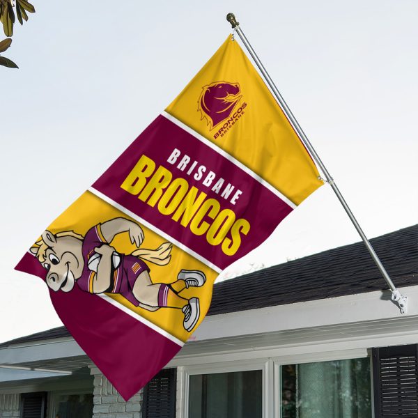 Brisbane Broncos 3D House Flag - HOATT 6494