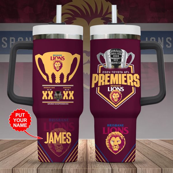 Personalized Brisbane Lions 40oz Stanley Tumbler - VANDH 3552