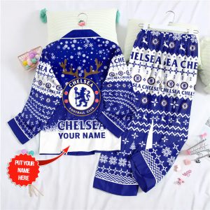Personalized Chelsea FC Button Down Pajamas Set – TANTN 8848