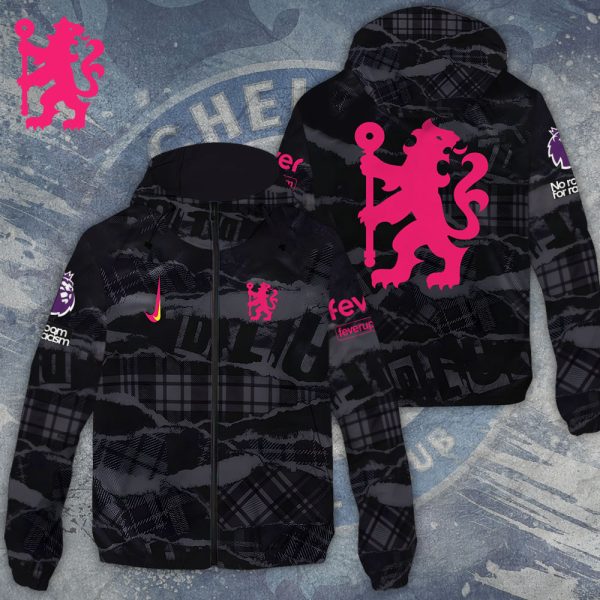 Chelsea FC 3D Windbreaker Jacket - TANTN 9016