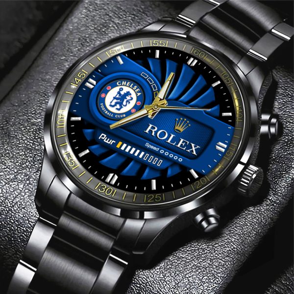 Chelsea FC x Rolex Black Stainless Steel Watch - MAITM 8461