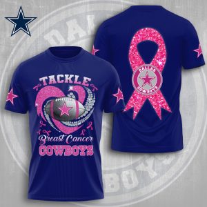 Breast Cancer Awareness x Dallas Cowboys 3D Apparel - VANDH 3655
