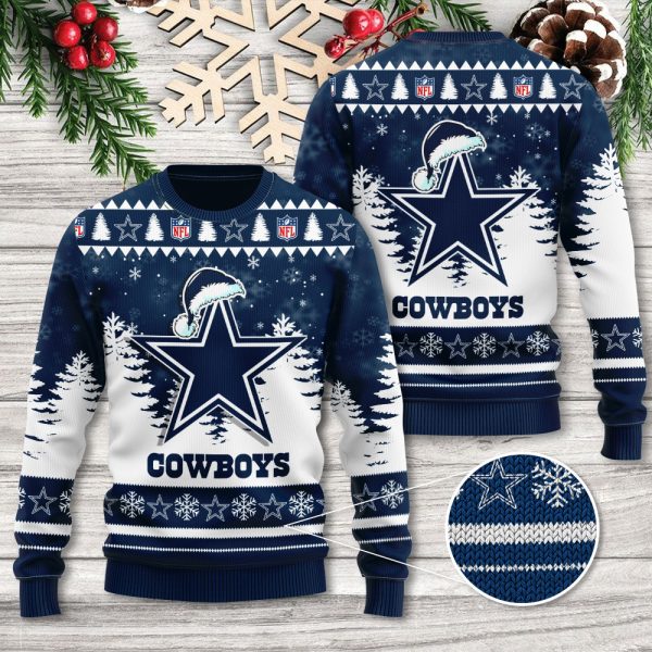 Dallas Cowboys 3D Ugly Sweater - TANTN 8837