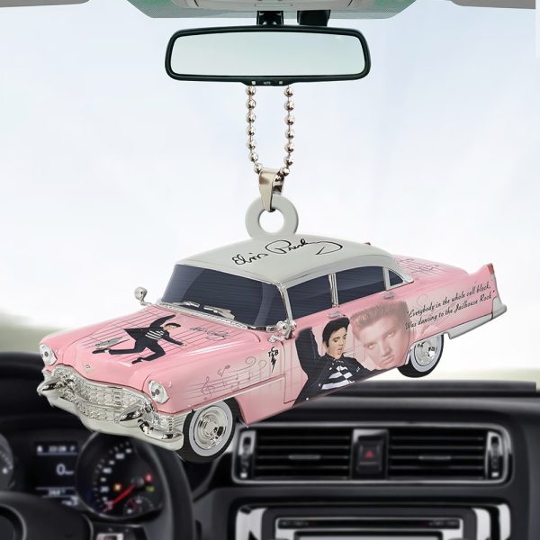 Elvis Presley Custom Shape 1-sided Acrylic Car Ornament - HOATT 6844
