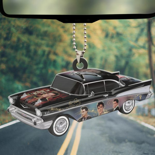 Elvis Presley Custom Shape 1-sided Acrylic Car Ornament - HOATT 6846