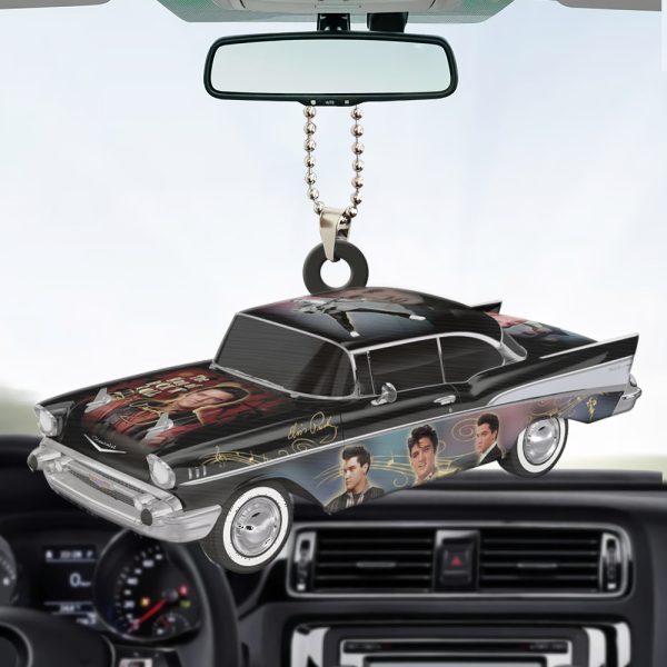 Elvis Presley Custom Shape 1-sided Acrylic Car Ornament - HOATT 6846
