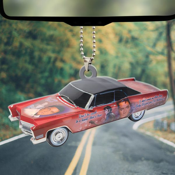 Elvis Presley Custom Shape 1-sided Acrylic Car Ornament - HOATT 6865