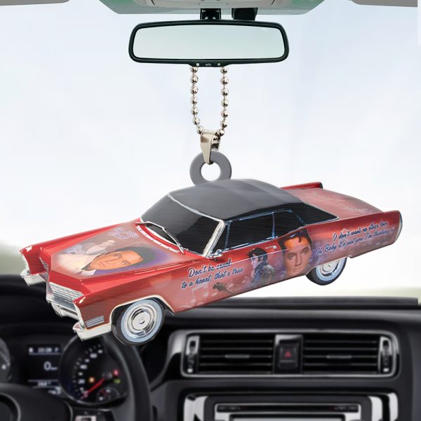 Elvis Presley Custom Shape 1-sided Acrylic Car Ornament - HOATT 6865