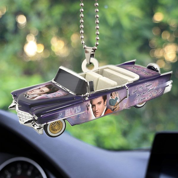 Elvis Presley Custom Shape 1-sided Acrylic Car Ornament - HOATT 6866