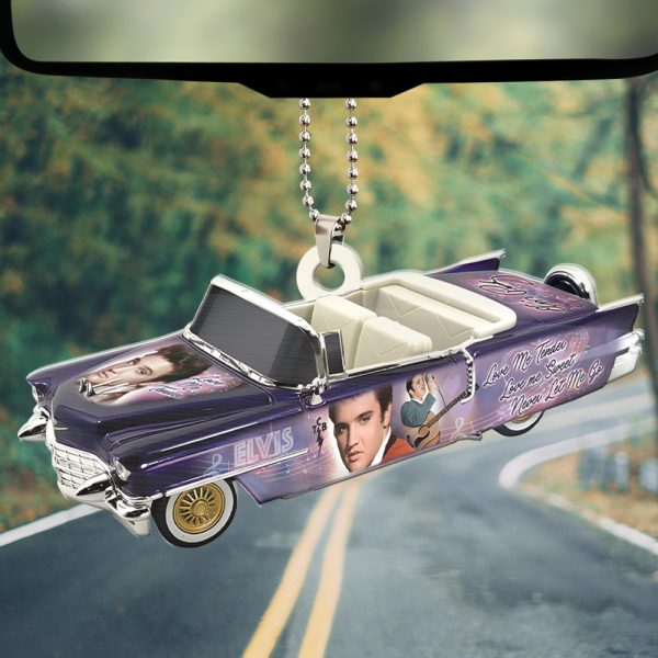 Elvis Presley Custom Shape 1-sided Acrylic Car Ornament - HOATT 6866