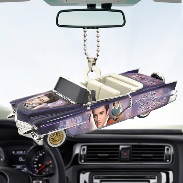 Elvis Presley Custom Shape 1-sided Acrylic Car Ornament - HOATT 6866