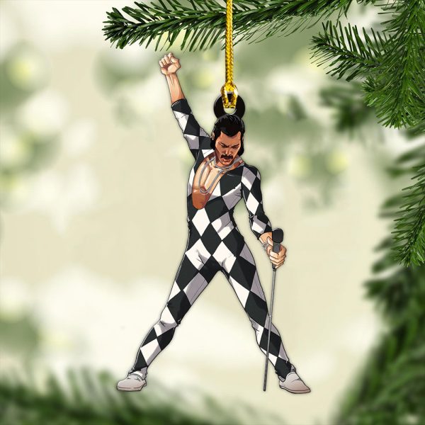 6PCS Freddie Mercury Custom Shape 2-sided Acrylic Ornament – MAITM 8494