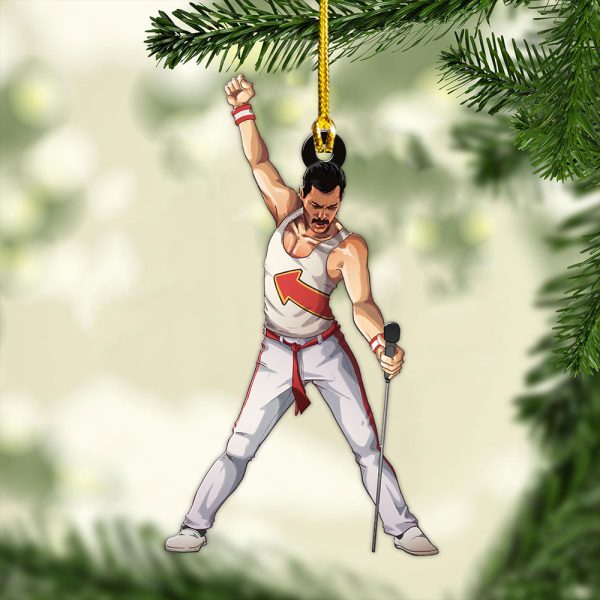 6PCS Freddie Mercury Custom Shape 2-sided Acrylic Ornament – MAITM 8494