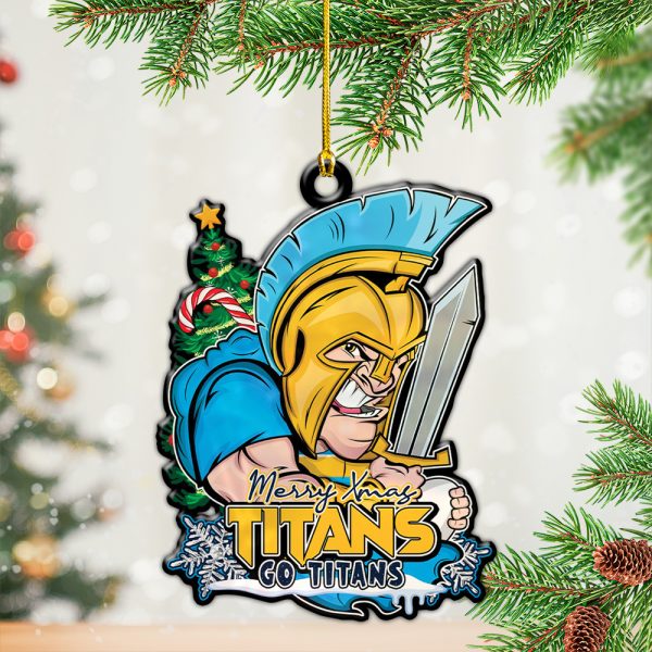 Gold Coast Titans Custom Shape 1-sided Acrylic Ornament - HOATT 6608