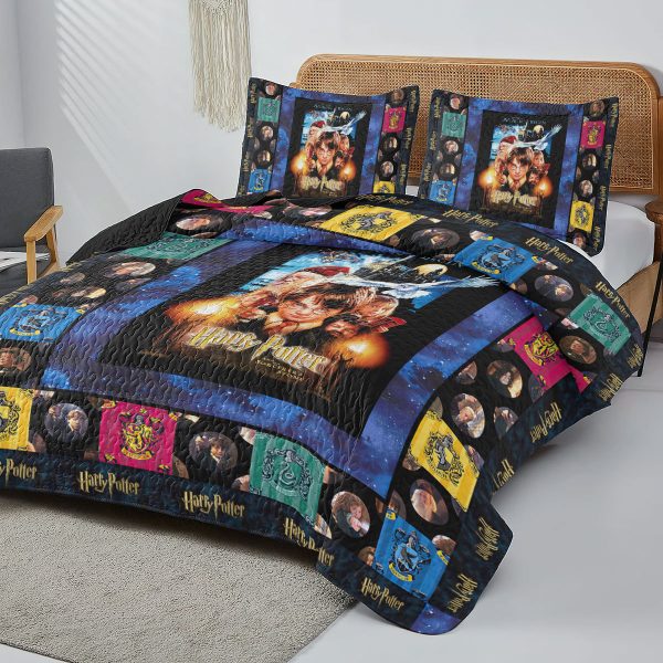 Harry Potter Quilt Bedding Set - VANDH 3740