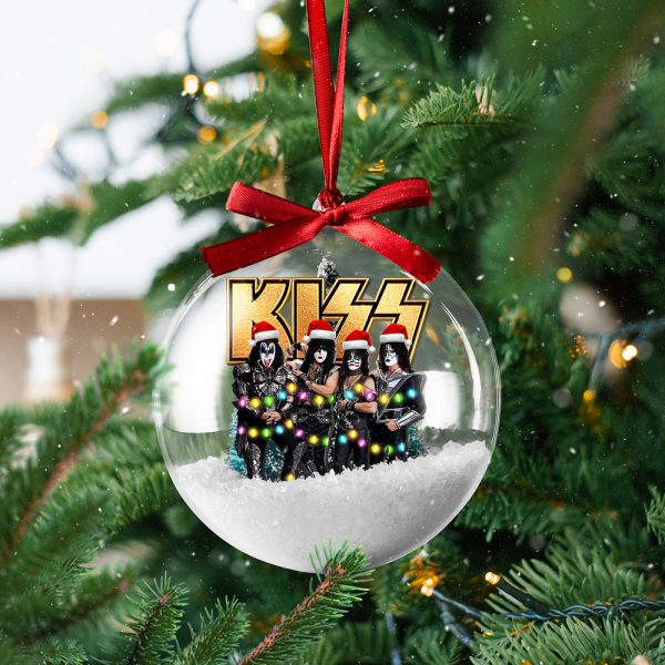 Kiss Band Clear Christmas Bauble - HOATT 6822