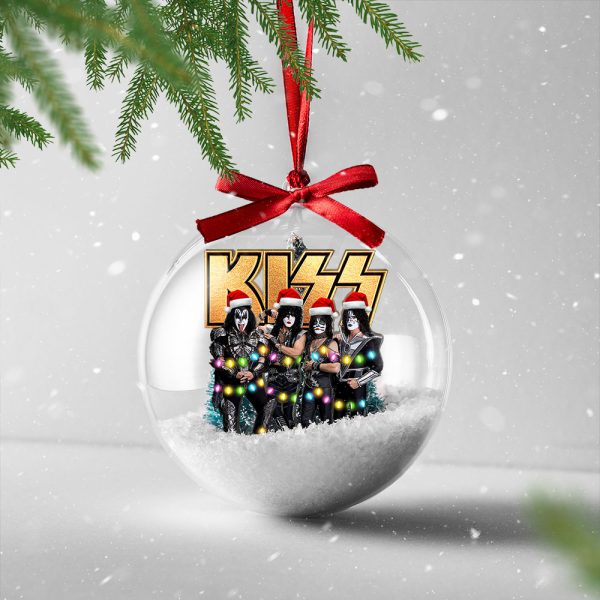Kiss Band Clear Christmas Bauble - HOATT 6822