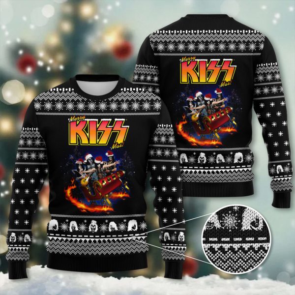Kiss Band 3D Ugly Sweater - HOATT 6722