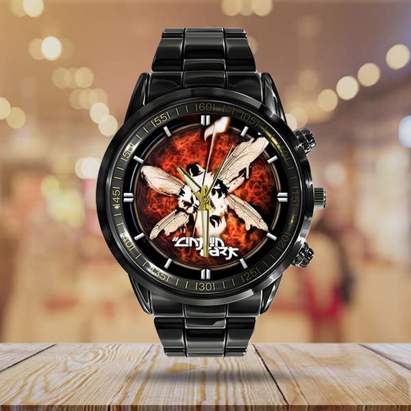 Linkin Park Black Stainless Steel Watch - GNE 1652