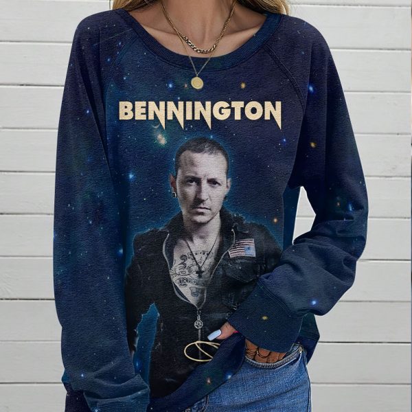 Linkin Park x Chester Bennington Round Neck Raglan Sleeve Sweatshirt – HOATT 6800