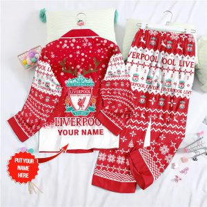 Personalized Liverpool FC Button Down Pajamas Set – TANTN 8846