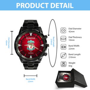 Liverpool FC x Rolex Black Stainless Steel Watch - MAITM 8355
