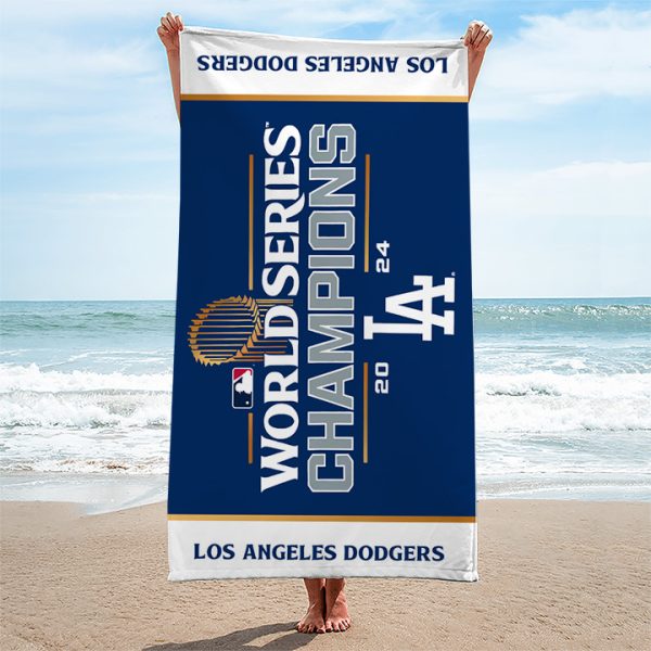 Los Angeles Dodgers Rectangle Beach Towel - TANTN 9058