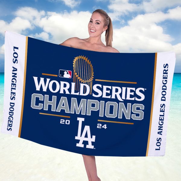 Los Angeles Dodgers Rectangle Beach Towel - TANTN 9058