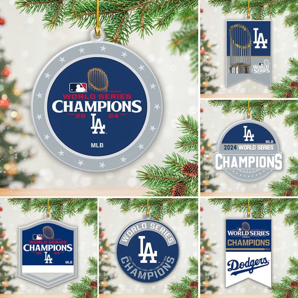6PCS Los Angeles Dodgers Custom Shape 2-sided Acrylic Ornament – TANTN 9063
