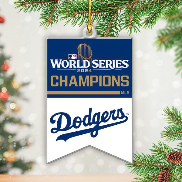 6PCS Los Angeles Dodgers Custom Shape 2-sided Acrylic Ornament – TANTN 9063