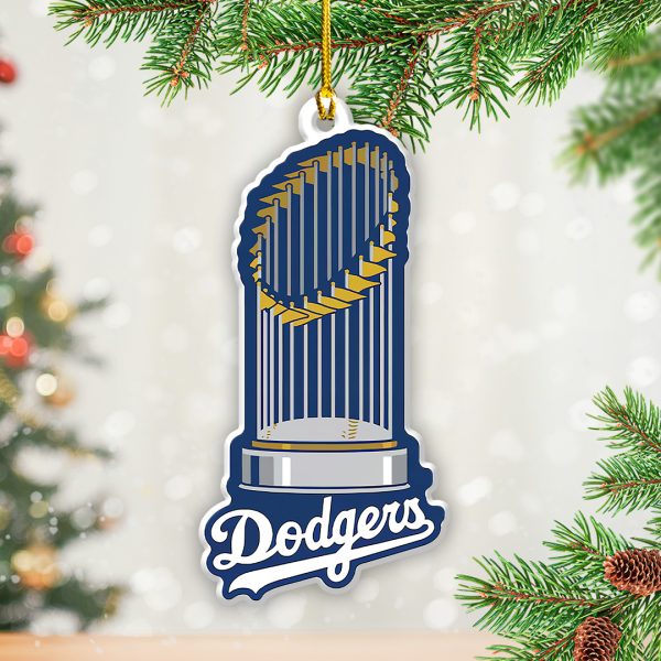 Los Angeles Dodgers Custom Shape 2-sided Acrylic Ornament – TANTN 9075.3