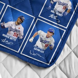 Los Angeles Dodgers Quilt Blanket - TANTN 9030