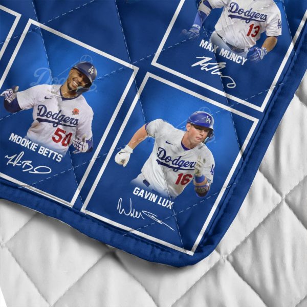 Los Angeles Dodgers Quilt Blanket - TANTN 9030