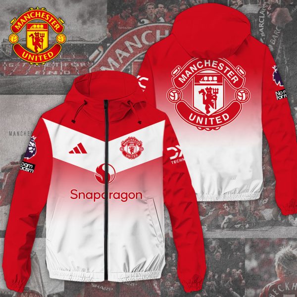 Manchester United 3D Windbreaker Jacket - TANTN 9051