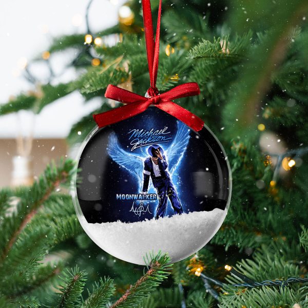 Michael Jackson Clear Christmas Bauble - HOATT 6824