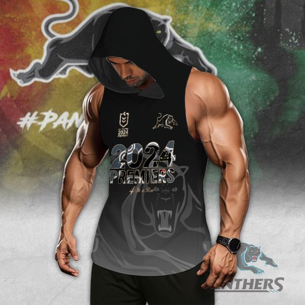 Penrith Panthers 3D Sleeveless Hooded Sweatshirt - MAITM 8464