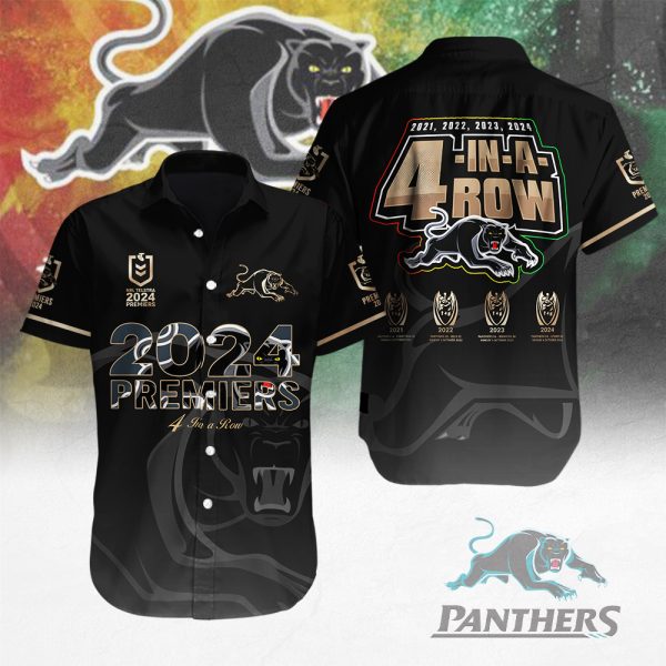 Penrith Panthers Short Sleeve Dress Shirt - MAITM 8413