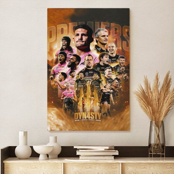 Penrith Panthers Rectangle Canvas With Inner Frame - VANDH 3651