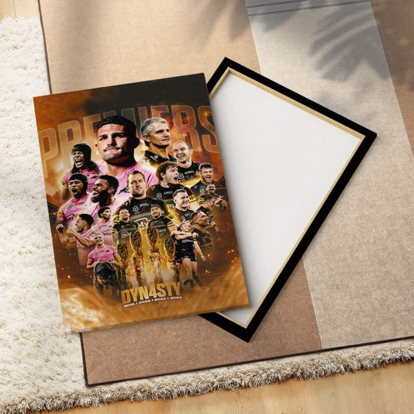 Penrith Panthers Rectangle Canvas With Inner Frame - VANDH 3651
