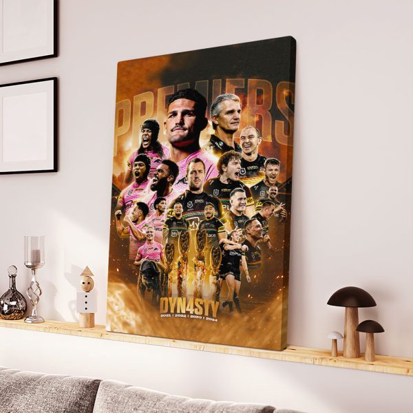 Penrith Panthers Rectangle Canvas With Inner Frame - VANDH 3651