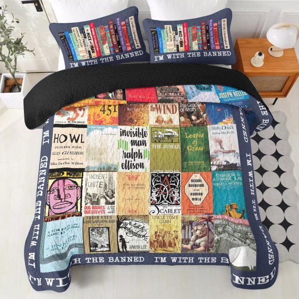 Reading Quilt Bedding Set - VANDH 3739