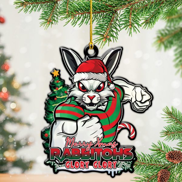 South Sydney Rabbitohs Custom Shape 1-sided Acrylic Ornament - HOATT 6610