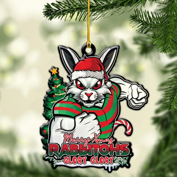 South Sydney Rabbitohs Custom Shape 1-sided Acrylic Ornament - HOATT 6610