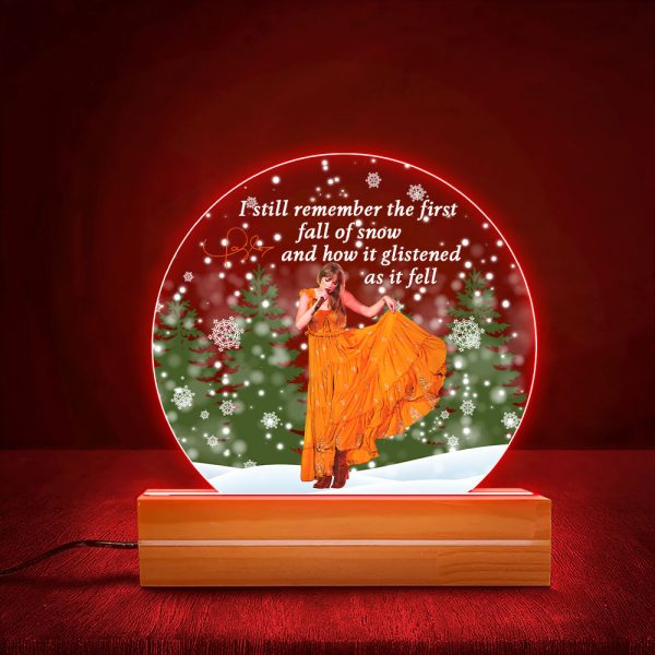 Taylor Swift Led Light with Wooden Base (7 Colors) - HOATT 6805