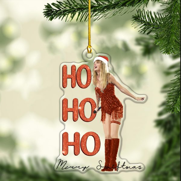 Taylor Swift Custom Shape Clear 1-sided Acrylic Ornament - HOATT 6673
