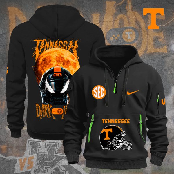Tennessee Volunteers Football 2D Quarter Zip Hoodie - TANTN 9055